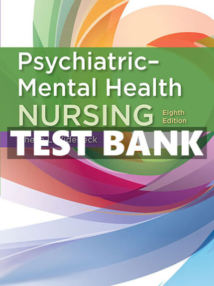 Test Bank Psychiatric-Mental Health Nursing 8th by Videbeck